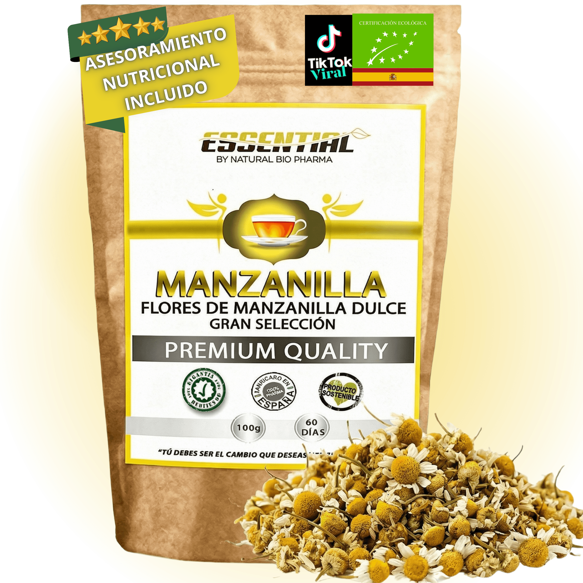 Manzanilla Dulce Natural en Flor